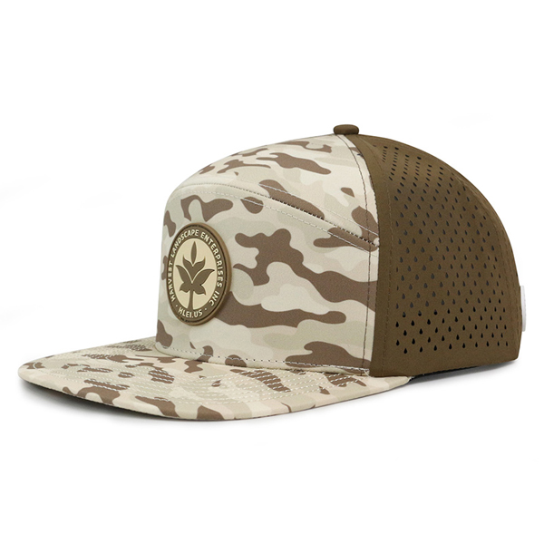 faux leather baseball cap