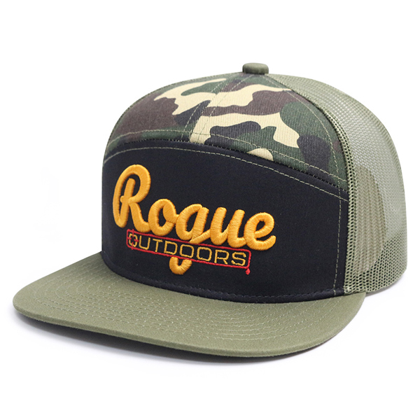 Customer-Designed Custom 7 Panels Cap
