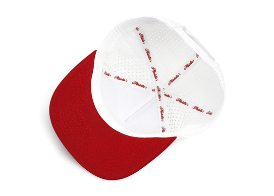 Custom 5 Panel Flat Brim Perforated Waterproof Hat