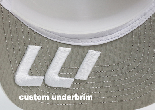 Custom 6 Panel Curved Brim Perforated Waterproof Hat