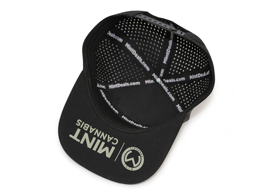 Custom 6 Panel Flat Brim Perforated Waterproof Hat