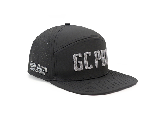 Custom 6 Panel Flat Brim Perforated Waterproof Hat