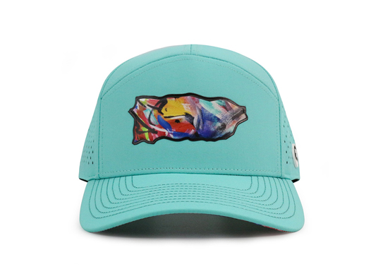 Custom 7 Panel Perforated Waterproof Hat