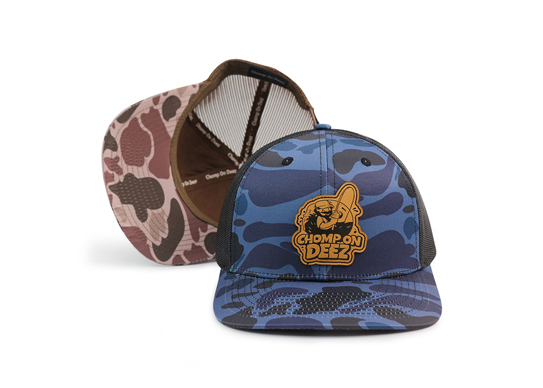 Custom Leather Patch Trucker Hats