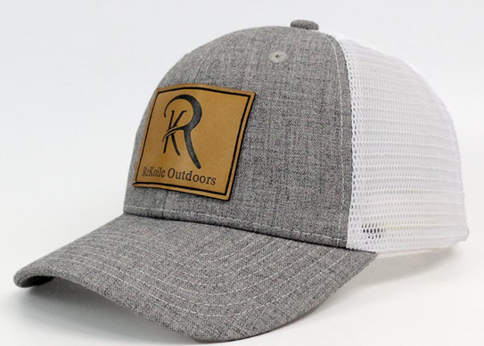 Custom Leather Patch Trucker Hats