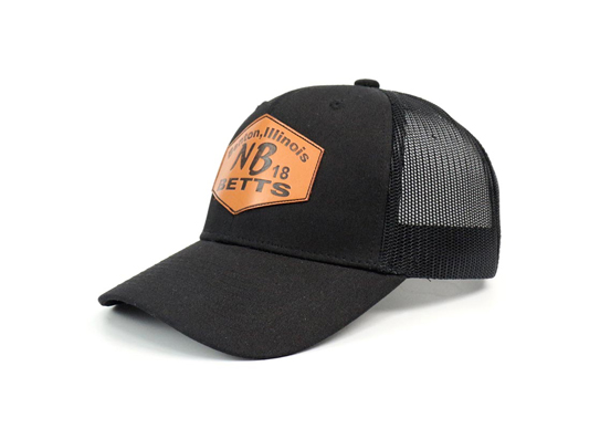 Custom Leather Patch Trucker Hats