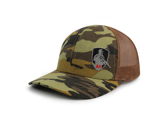 blank camo trucker hat