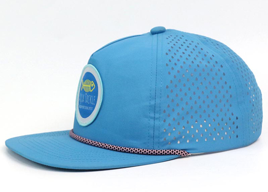 Custom Personalized 5 Panel Laser Perforated Snapback Hats