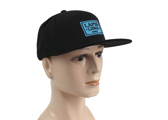 Custom 6 Panel Perforated Water Repellent Snapback Hat