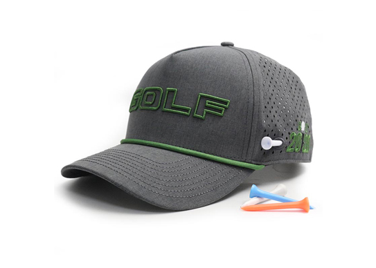 Custom Golf Hat With Tee Holder