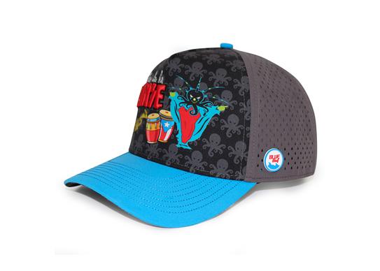 Custom Laser Cut Hole Polyester Golf Hat