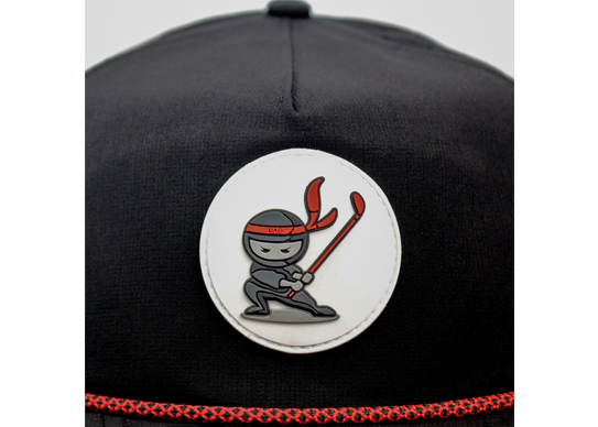 Custom 5 Panel PVC Rubber Patch Logo Cap
