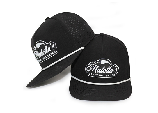 Custom 5 Panel PVC Rubber Patch Logo Cap