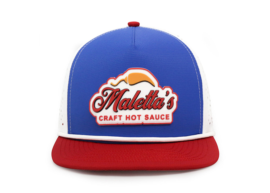 Custom 5 Panel PVC Rubber Patch Logo Cap