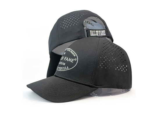 6 panel flat embroidery logo cap wholesale