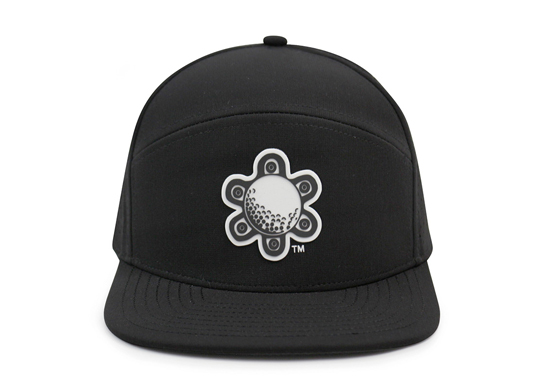 Custom 6 Panel PVC Rubber Patch Logo Cap