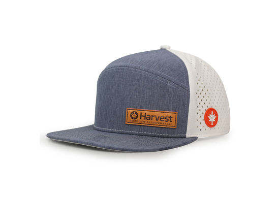 Custom 6 Panel Leather Patch Logo Cap