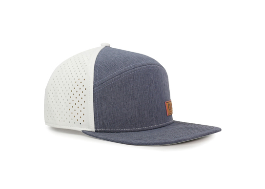 Custom 6 Panel Leather Patch Logo Cap