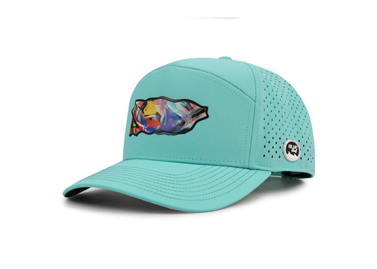 Custom 7 Panel PVC Rubber Patch Logo Cap