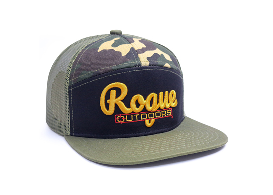 Custom 7 Panel Embroidery Logo Cap