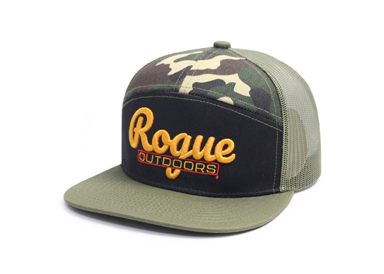 Custom 7 Panel Embroidery Logo Cap