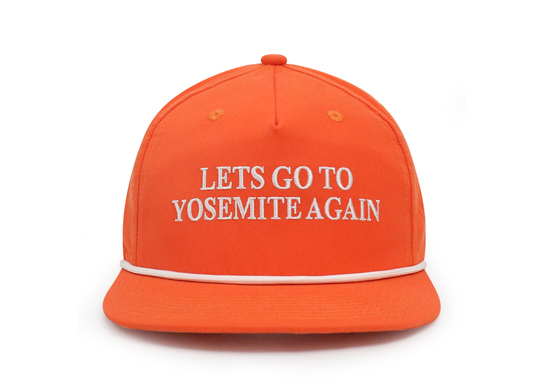 Custom Polyester Snapback Rope Hat