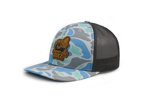 Custom Leather Patch Logo Climbing Hat