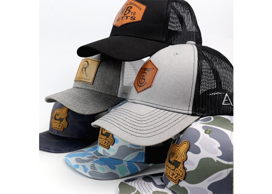 Custom Leather Patch Logo Climbing Hat