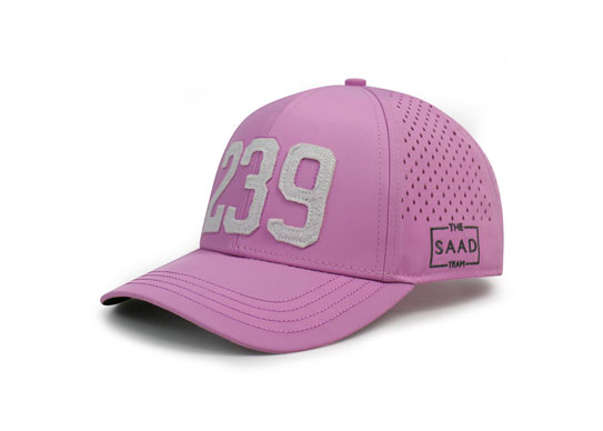 Custom 6 Panel Curved Brim Perforated Waterproof Hat