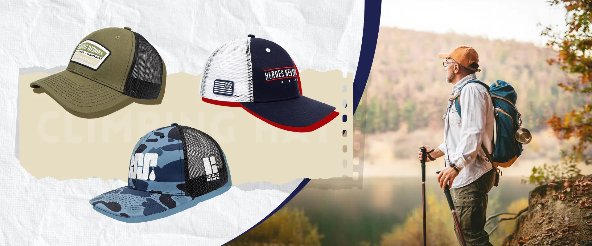 CUSTOM CLIMBING HAT MANUFACTURER