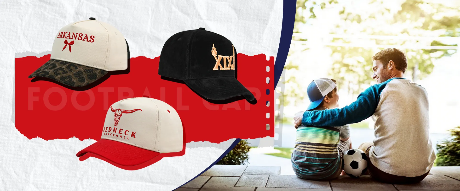 CUSTOM FOOTBALL CAP MANUFACTURER