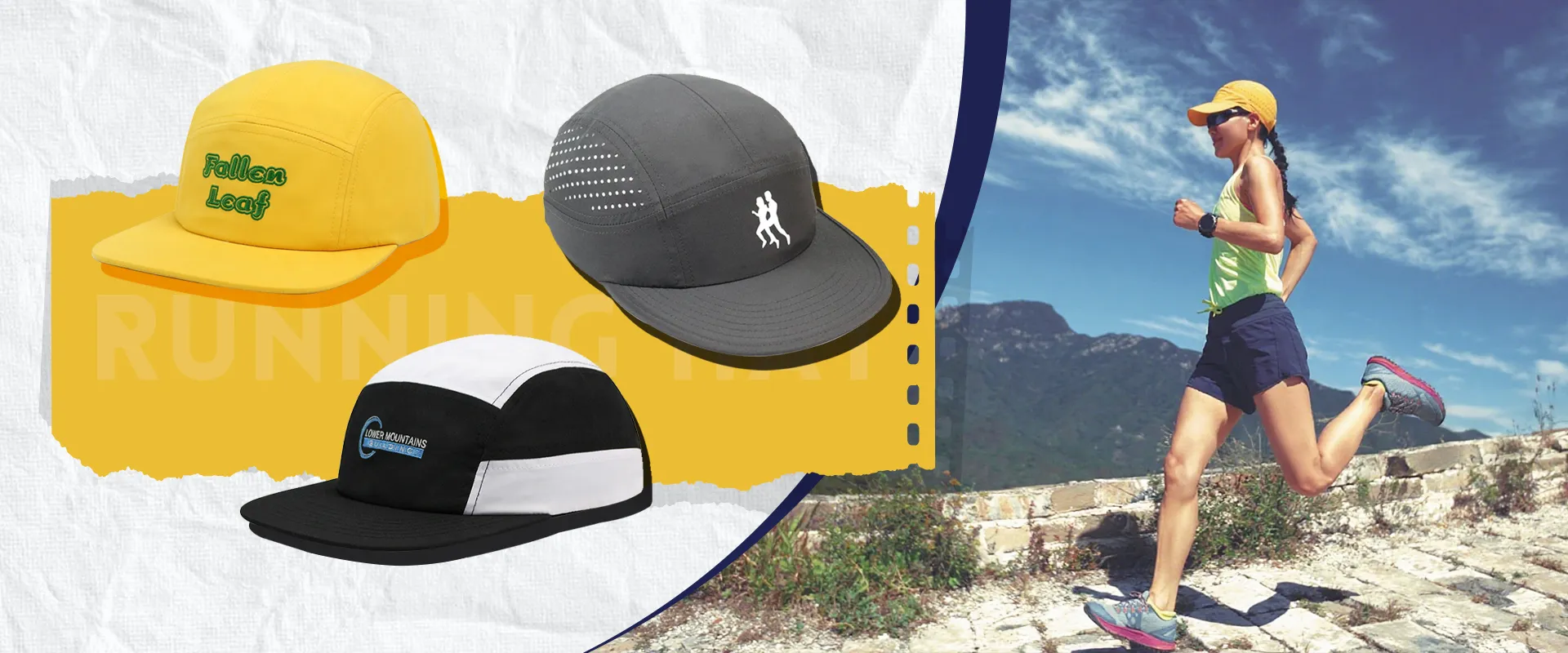CUSTOM RUNNING HAT MANUFACTURER
