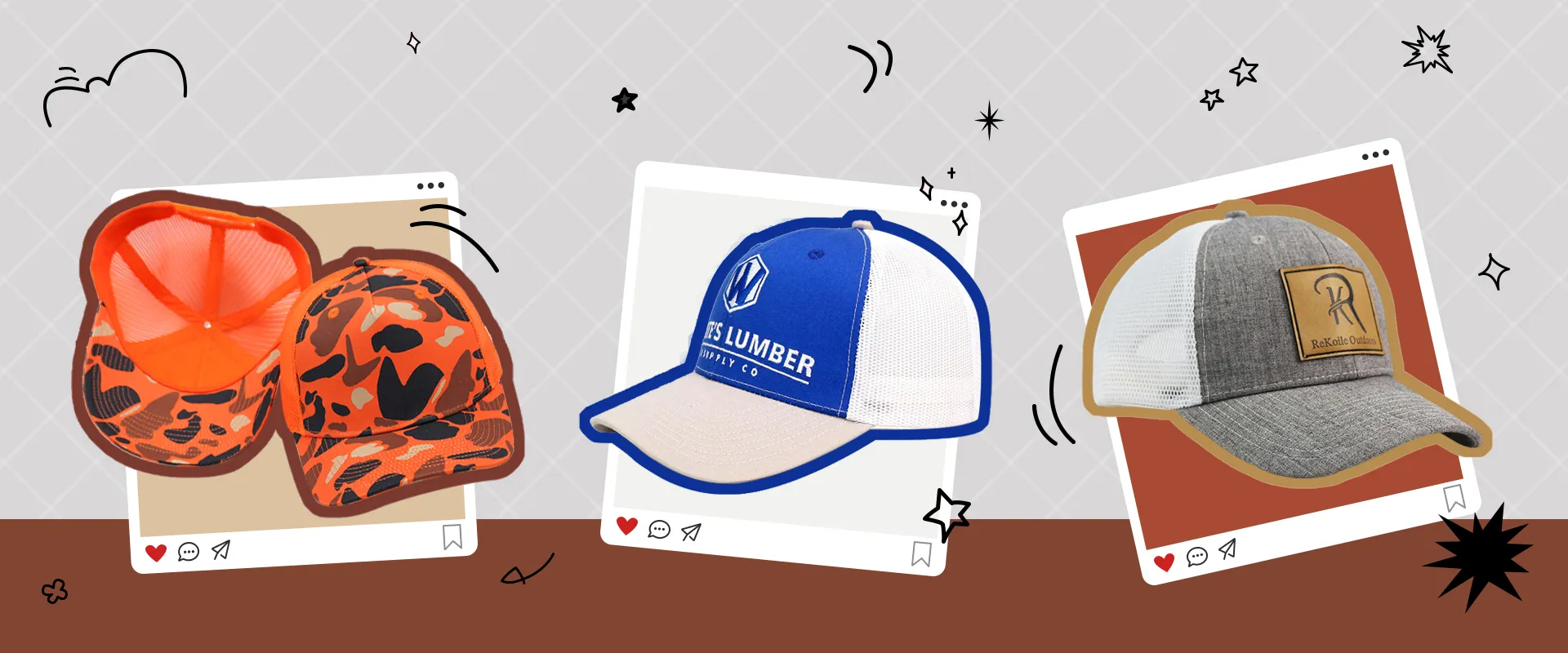 CUSTOM  TRUCKER HAT MANUFACTURER