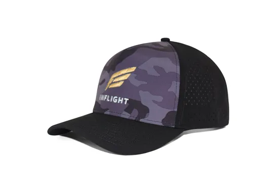 running with a baseball cap