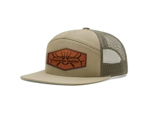 7 panel mesh back 168 trucker hat