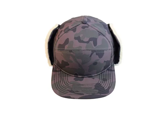 black and white golf hat