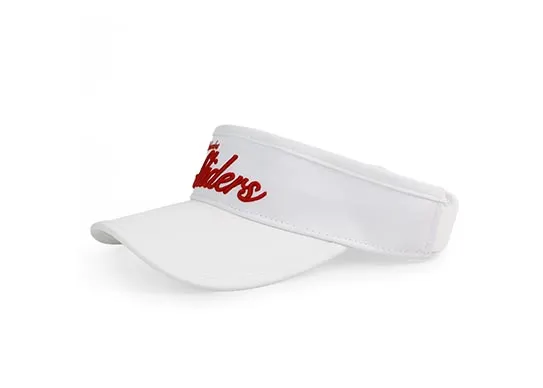 white sun hat visor cap