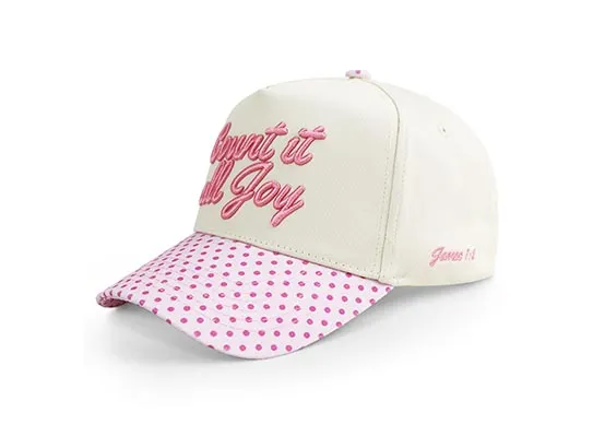 polka dot baseball cap