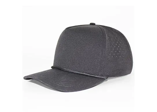 black athletic cap
