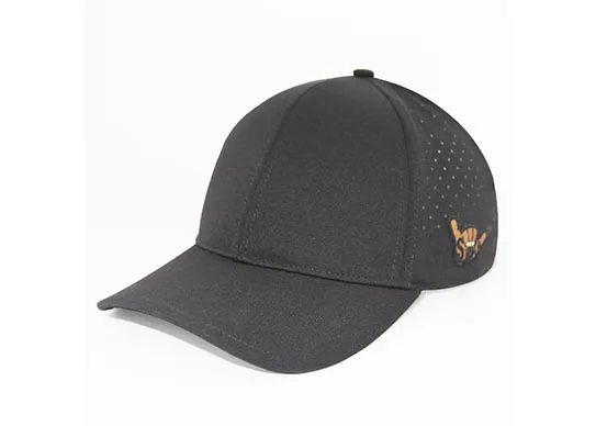 black athletic hat