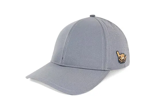 grey athletic hat