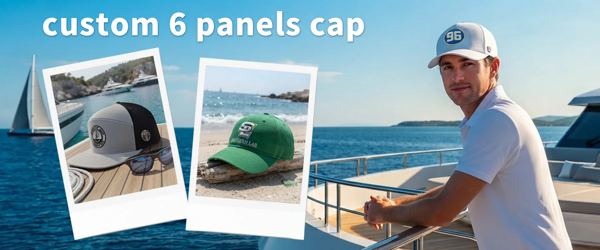 CUSTOM  6 PANELS CAP MANUFACTURER